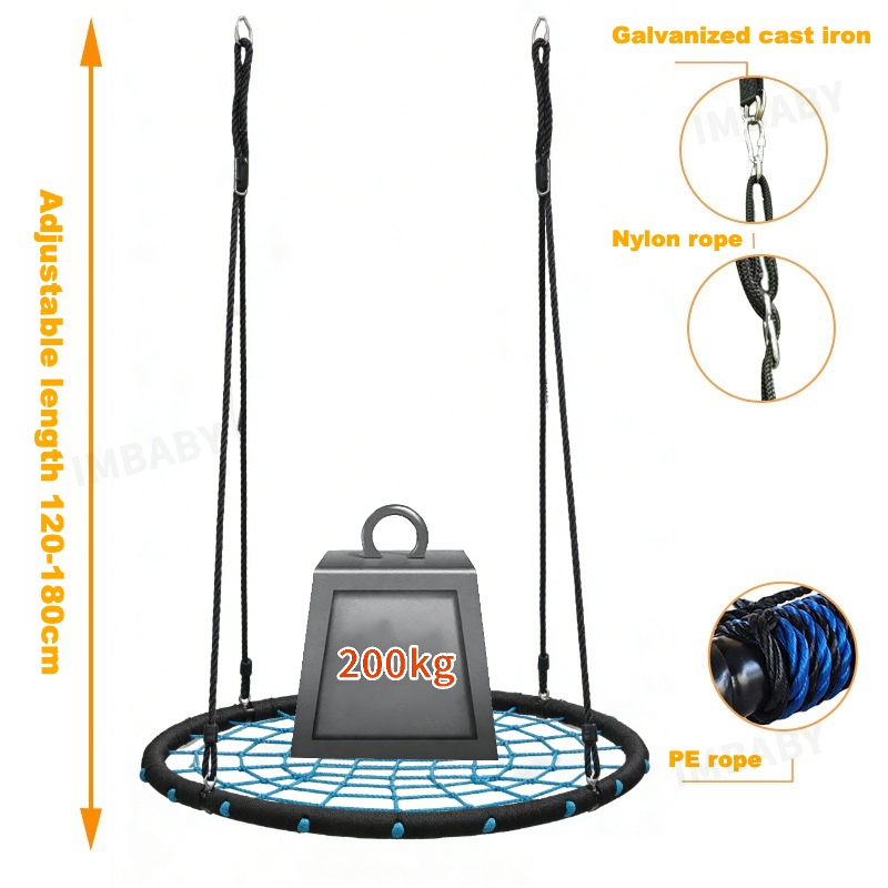 IMBABY 100cm Round Net Nest Sw - đánh giá và giá Kids Outdoor Nest Swing
