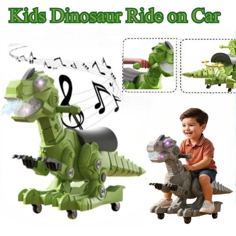 Dinosaur Ride on Toys Toddler  - đánh giá và giá Kids Outdoor Car