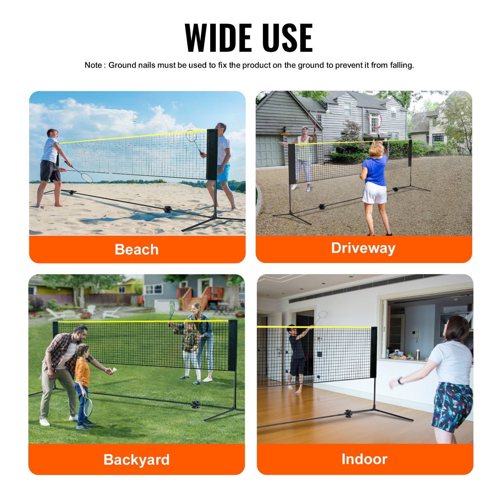 Badminton Net, Height Adjustab - đánh giá và giá Kids Outdoor Volleyball Net