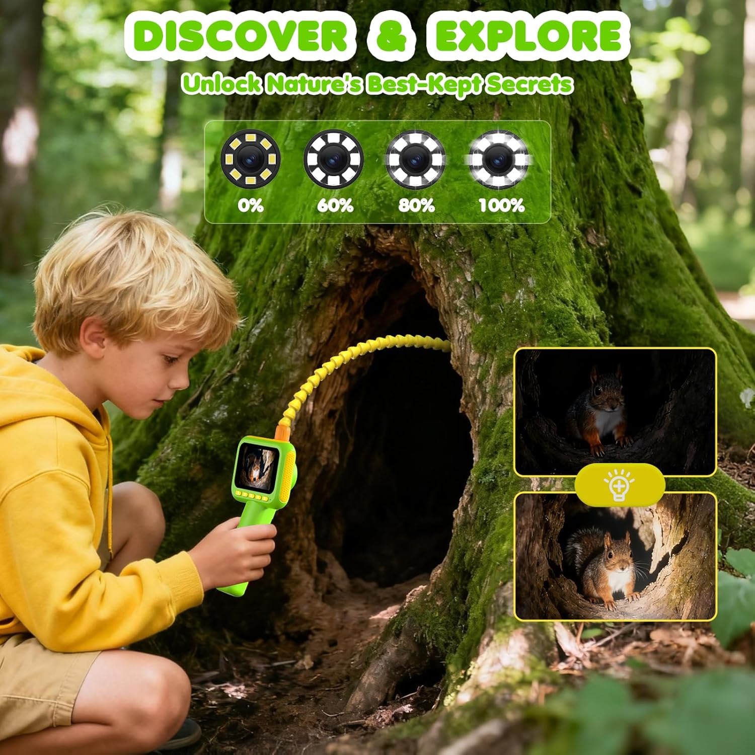 Endoscope for Kids, Borescope  - đánh giá và giá Kids Outdoor Kit