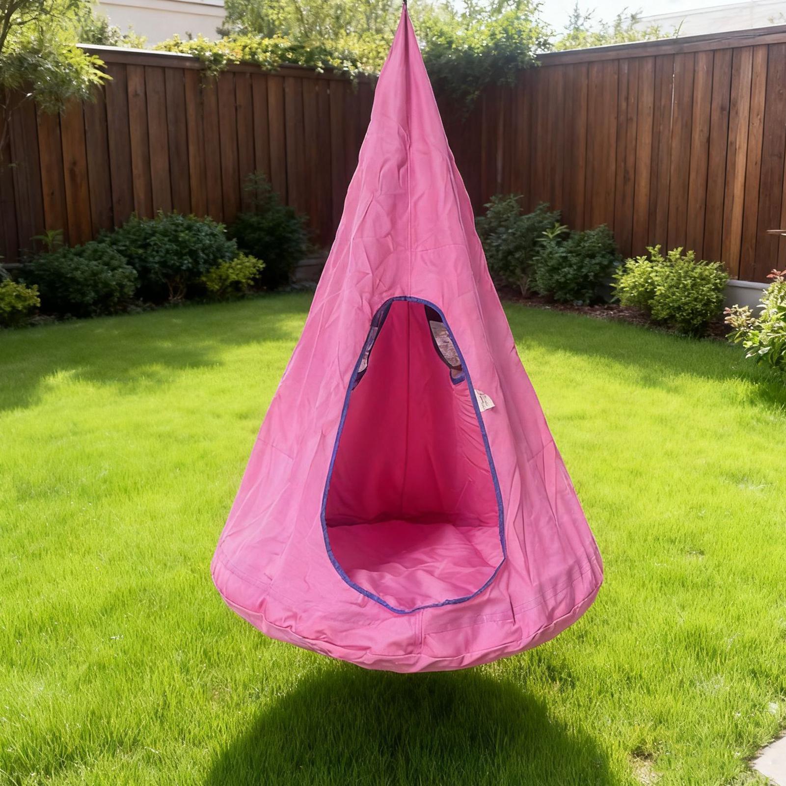 Kids Pod Swing Seat With Cushi - đánh giá và giá Kids Outdoor Nest Swing