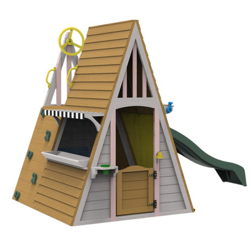 Kids Outdoor Playground Equipm - đánh giá và giá Kids Outdoor Wooden Playhouse