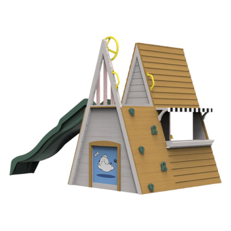 Kids Outdoor Playground Equipm - đánh giá và giá Kids Outdoor Wooden Playhouse