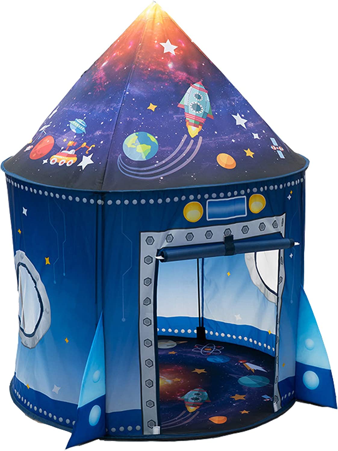 Rocket Ship Kids Tent Pop Up P - đánh giá và giá Kids Outdoor Play Tent