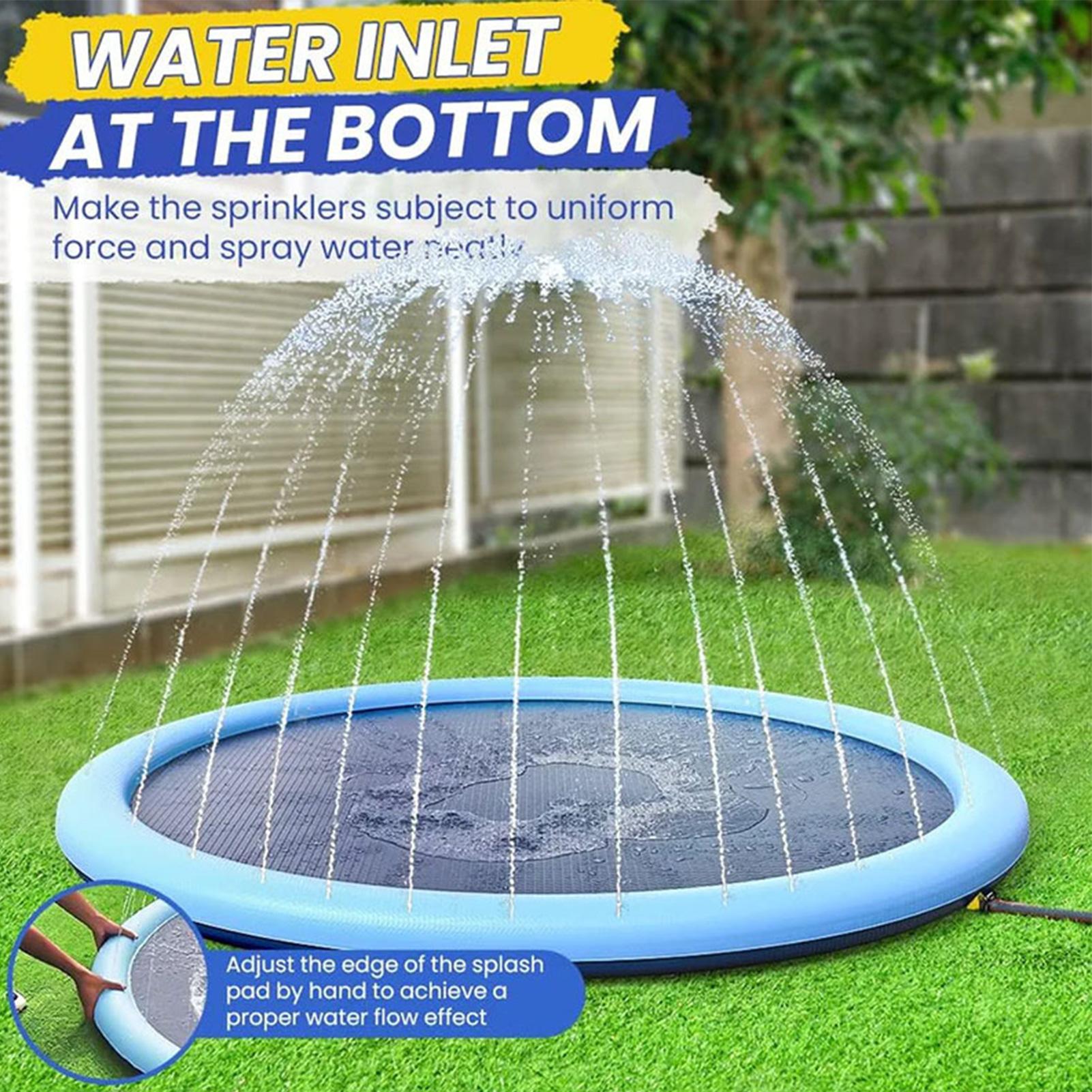 Kids Sprinkler Play Mat with S - đánh giá và giá Kids Outdoor Water Sprinkler