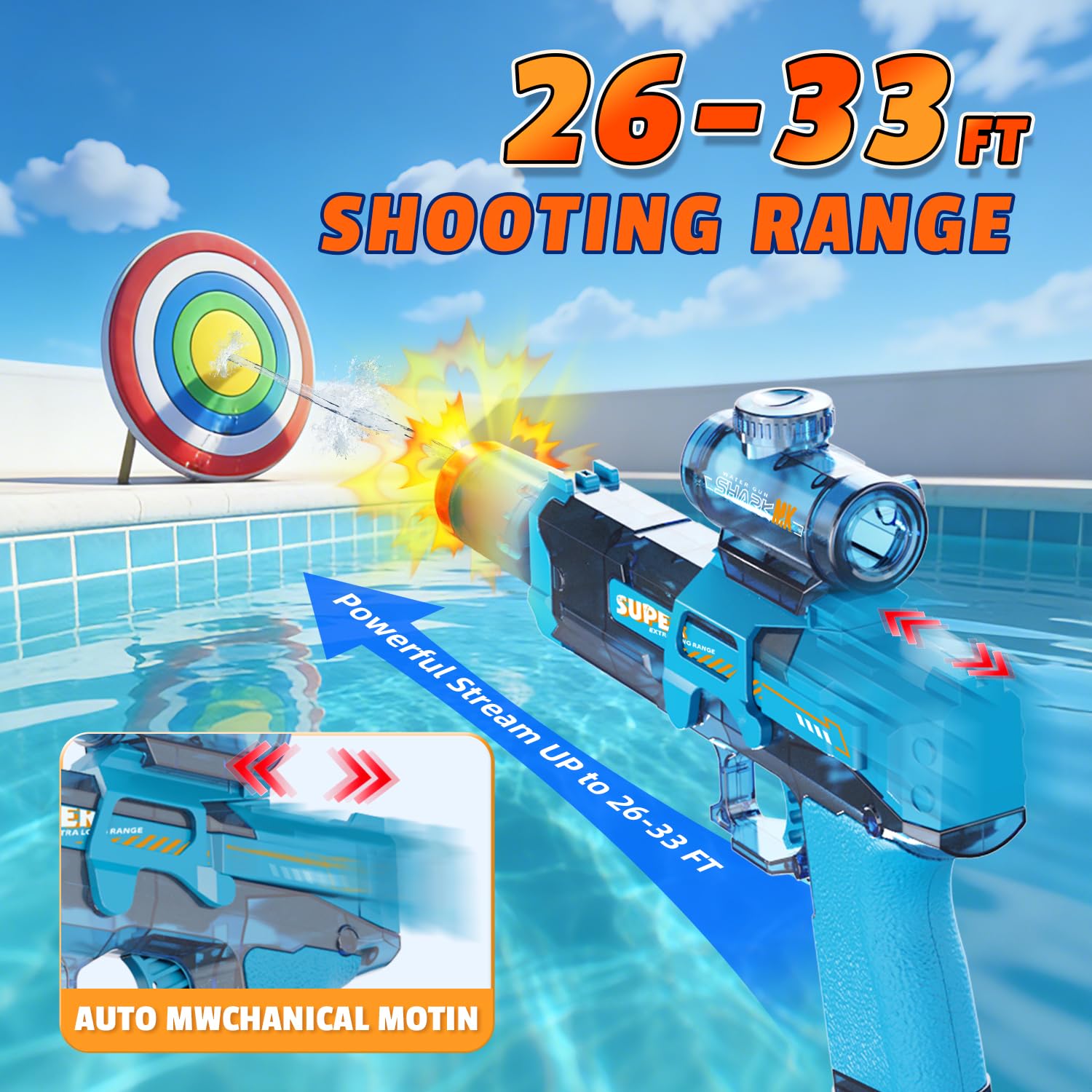 Electric Water Gun for Kids Ad - đánh giá và giá Water Gun Soaker