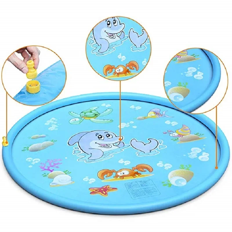 100/170cm Kids Inflatable Wate - đánh giá và giá Kids Outdoor Water Sprinkler