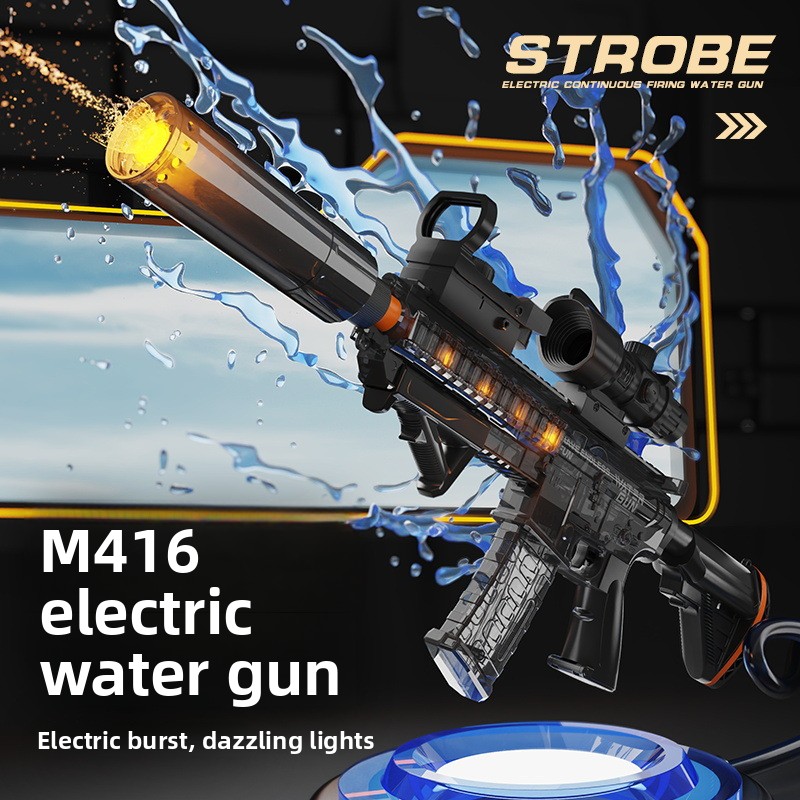 High Pressure M416 Electric Wa - đánh giá và giá Water Gun Soaker