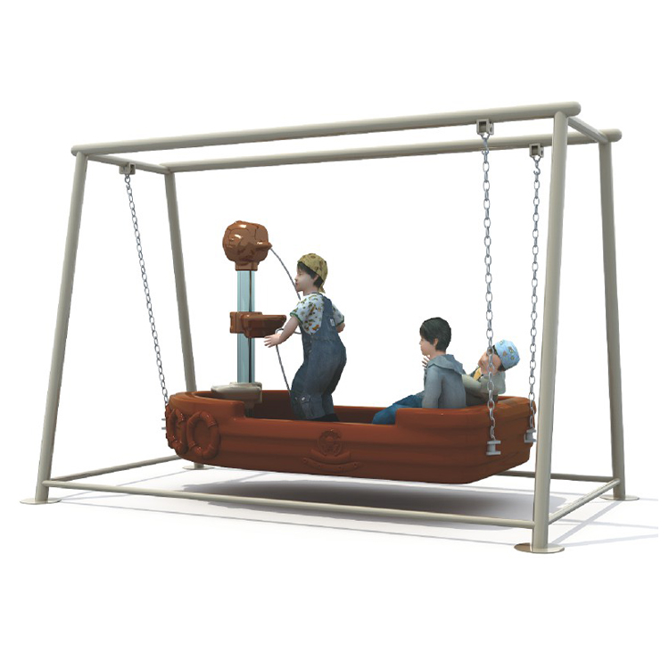 Pirate Ship Shape Swing Chair  - đánh giá và giá Kids Outdoor Swing Set