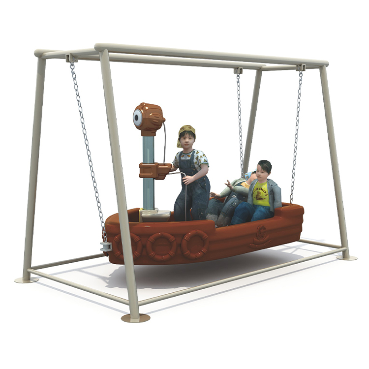 Pirate Ship Shape Swing Chair  - đánh giá và giá Kids Outdoor Swing Set